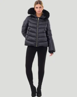 Après-Ski Jacket With Detachable Toscana Shearling Lamb Hood Trim