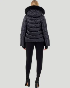 Après-Ski Jacket With Detachable Toscana Shearling Lamb Hood Trim