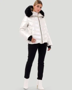Après-Ski Jacket With Detachable Toscana Shearling Lamb Hood Trim
