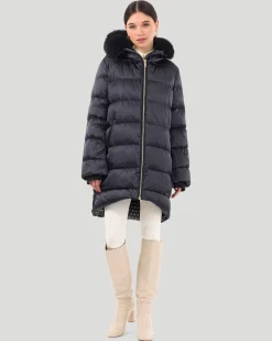 Après-Ski Jacket With Detachable Toscana Shearling Lamb Hood Trim