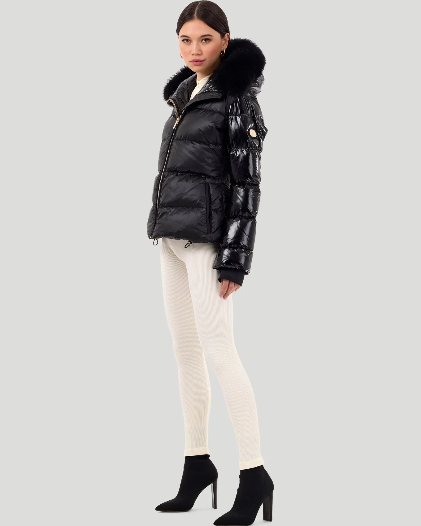 Après-Ski Jacket With Detachable Toscana Shearling Lamb Hood Trim
