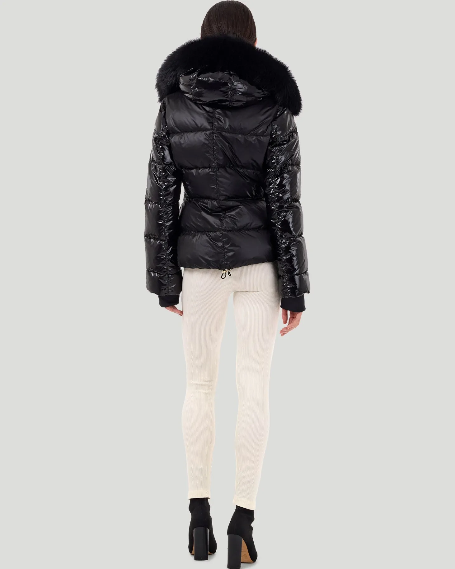 Après-Ski Jacket With Detachable Toscana Shearling Lamb Hood Trim