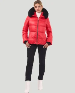 Après-Ski Jacket With Detachable Toscana Shearling Lamb Hood Trim