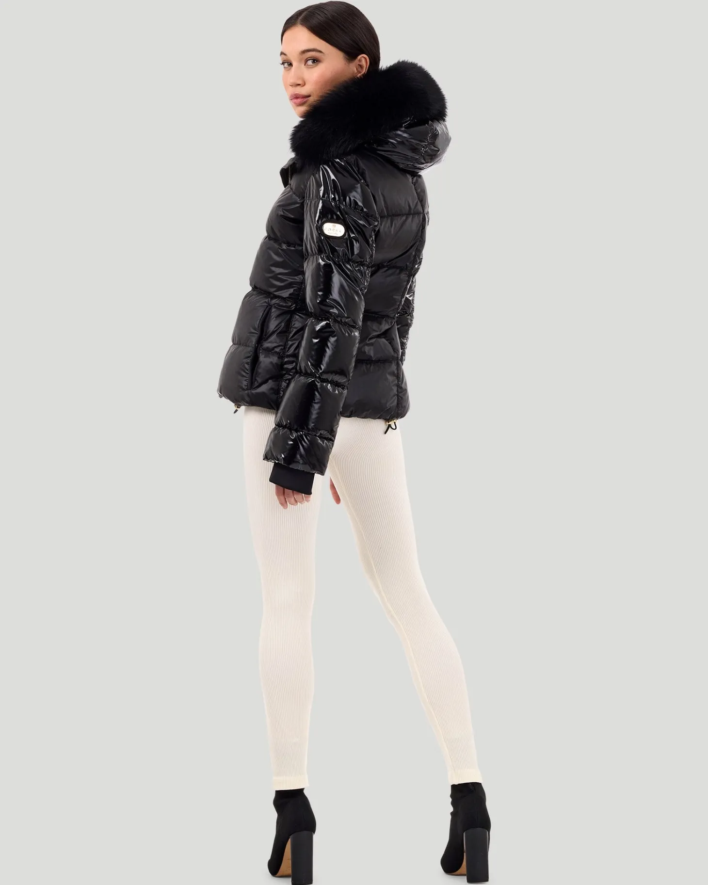 Après-Ski Jacket With Detachable Toscana Shearling Lamb Hood Trim