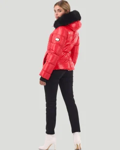 Après-Ski Jacket With Detachable Toscana Shearling Lamb Hood Trim