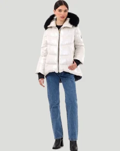 Après-Ski Jacket With Detachable Toscana Shearling Lamb Hood Trim