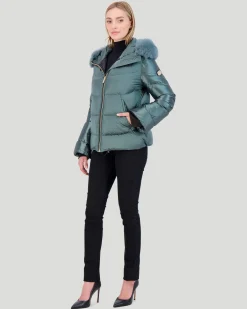 Après-Ski Jacket With Detachable Toscana Shearling Lamb Hood Trim