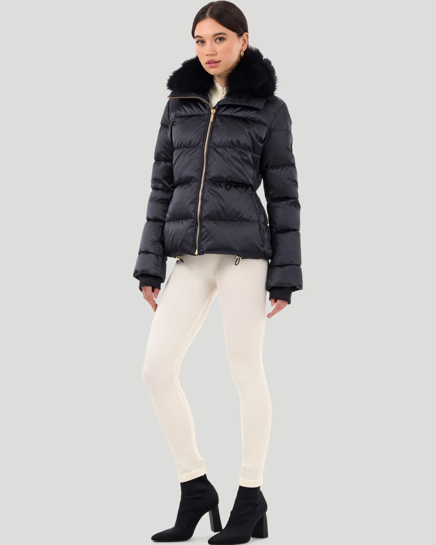 Après-Ski Jacket With Detachable Toscana Shearling Lamb Collar