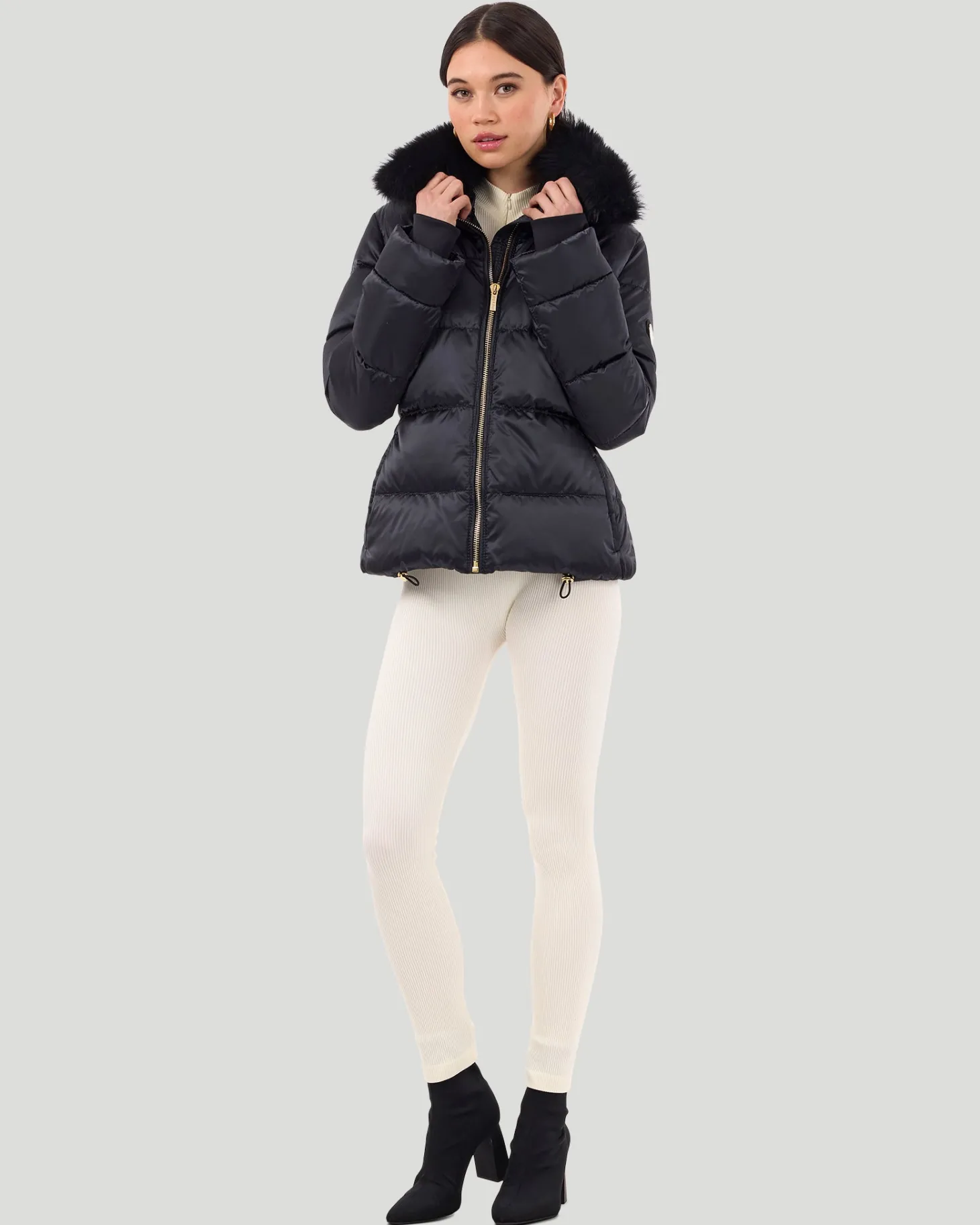 Après-Ski Jacket With Detachable Toscana Shearling Lamb Collar