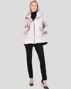 Après-Ski Jacket With Detachable Toscana Shearling Lamb Hood Trim