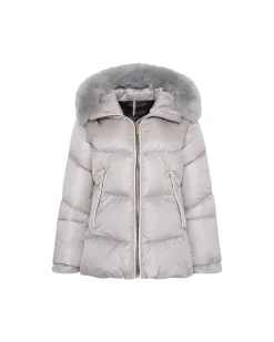 Après-Ski Jacket With Detachable Toscana Shearling Lamb Hood Trim