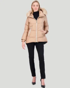 Après-Ski Jacket With Detachable Toscana Shearling Lamb Hood Trim