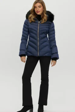 Après-Ski Jacket With Detachable Toscana Shearling Lamb Hood Trim