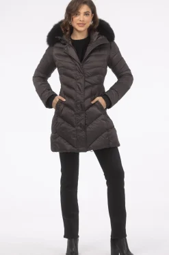 Après-Ski Jacket With Detachable Toscana Shearling Lamb Hood Trim