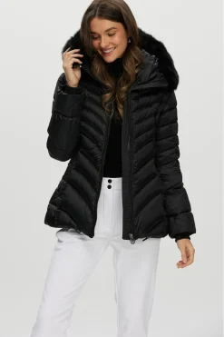 Après-Ski Jacket With Detachable Toscana Shearling Lamb Hood Trim