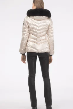 Après-Ski Jacket With Detachable Toscana Shearling Lamb Hood Trim