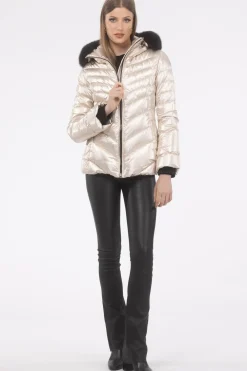 Après-Ski Jacket With Detachable Toscana Shearling Lamb Hood Trim