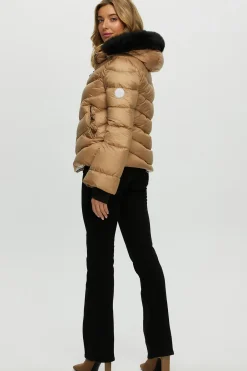 Après-Ski Jacket With Detachable Toscana Shearling Lamb Hood Trim