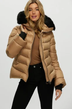 Après-Ski Jacket With Detachable Toscana Shearling Lamb Hood Trim