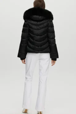 Après-Ski Jacket With Detachable Toscana Shearling Lamb Hood Trim