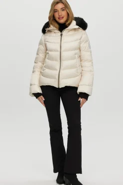 Après-Ski Jacket With Detachable Toscana Shearling Lamb Hood Trim