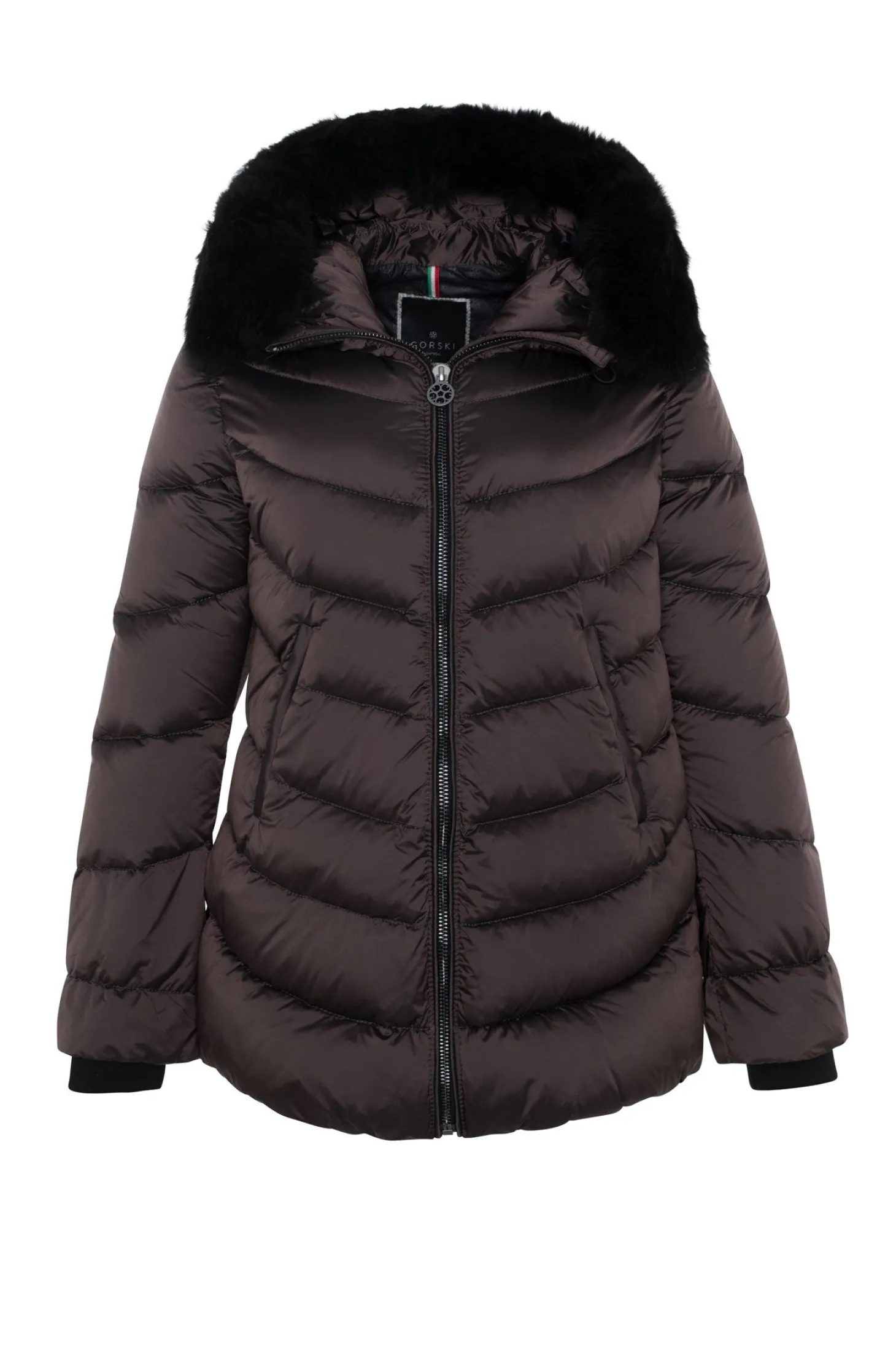 Après-Ski Jacket With Detachable Toscana Shearling Lamb Hood Trim