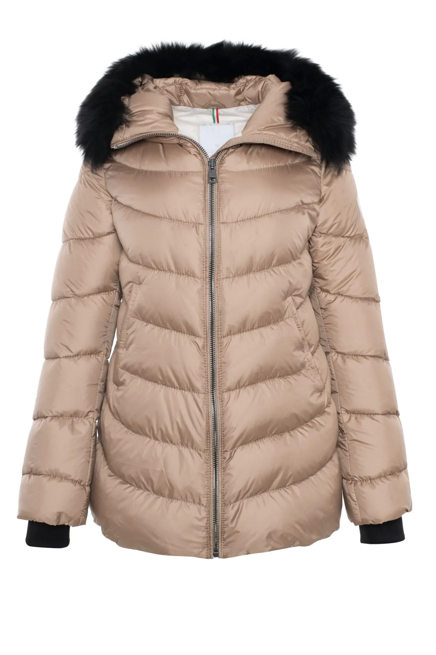 Après-Ski Jacket With Detachable Toscana Shearling Lamb Hood Trim