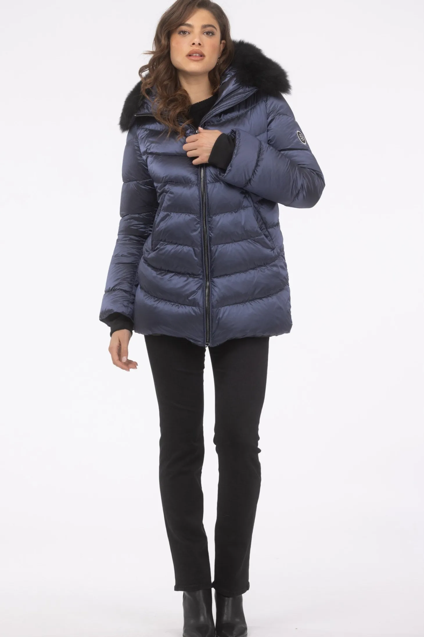 Après-Ski Jacket With Detachable Toscana Shearling Lamb Hood Trim