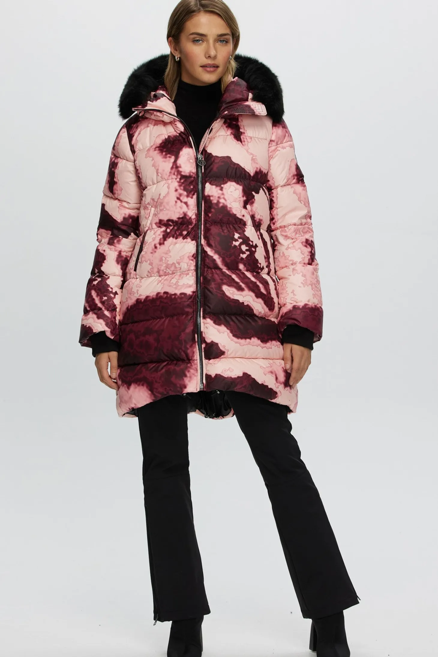 Après-Ski Jacket With Detachable Toscana Shearling Lamb Hood Trim