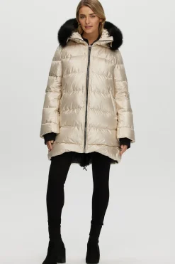 Après-Ski Jacket With Detachable Toscana Shearling Lamb Hood Trim