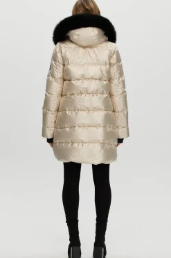 Après-Ski Jacket With Detachable Toscana Shearling Lamb Hood Trim