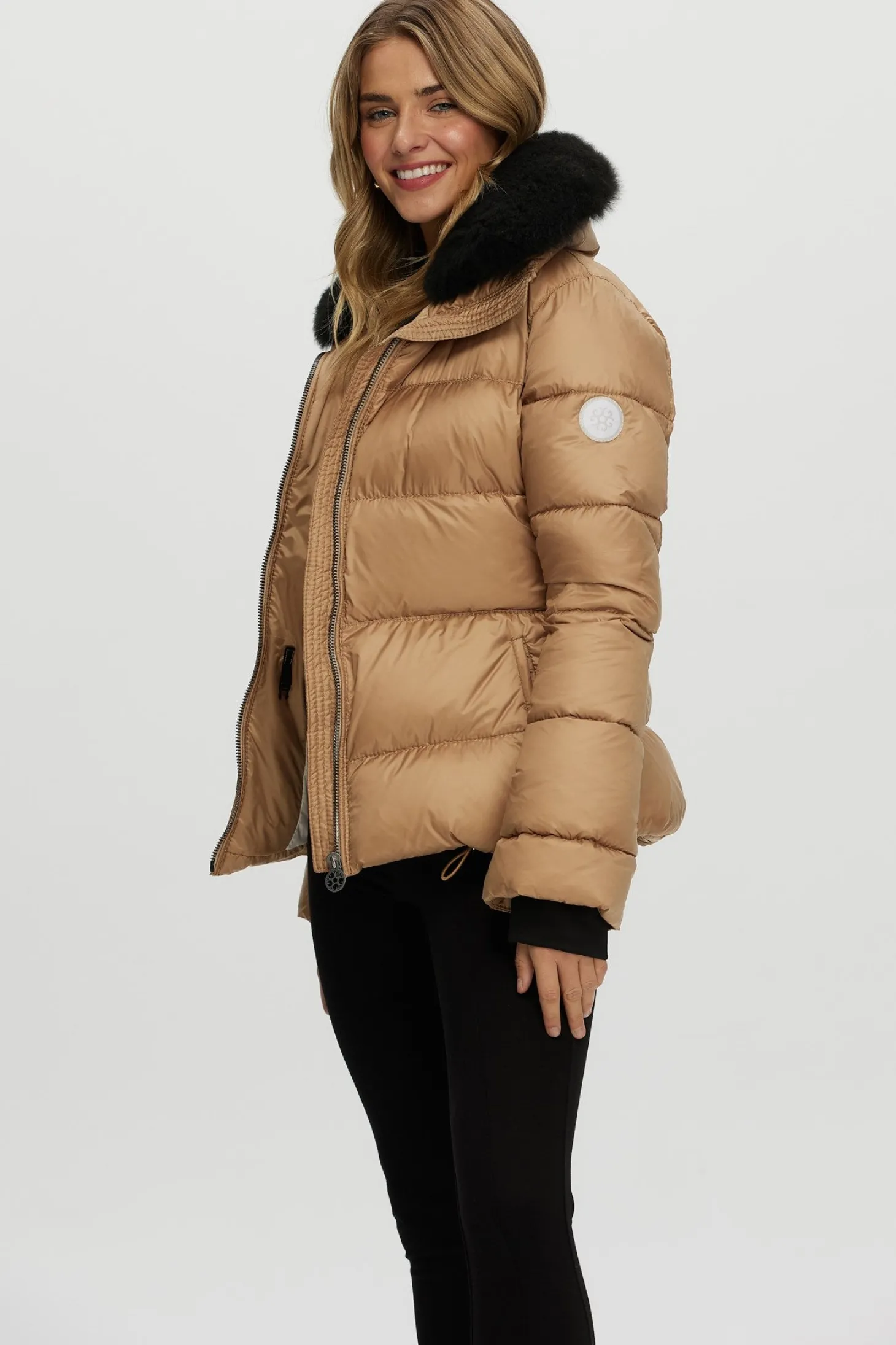 Après-Ski Jacket With Detachable Toscana Shearling Lamb Collar