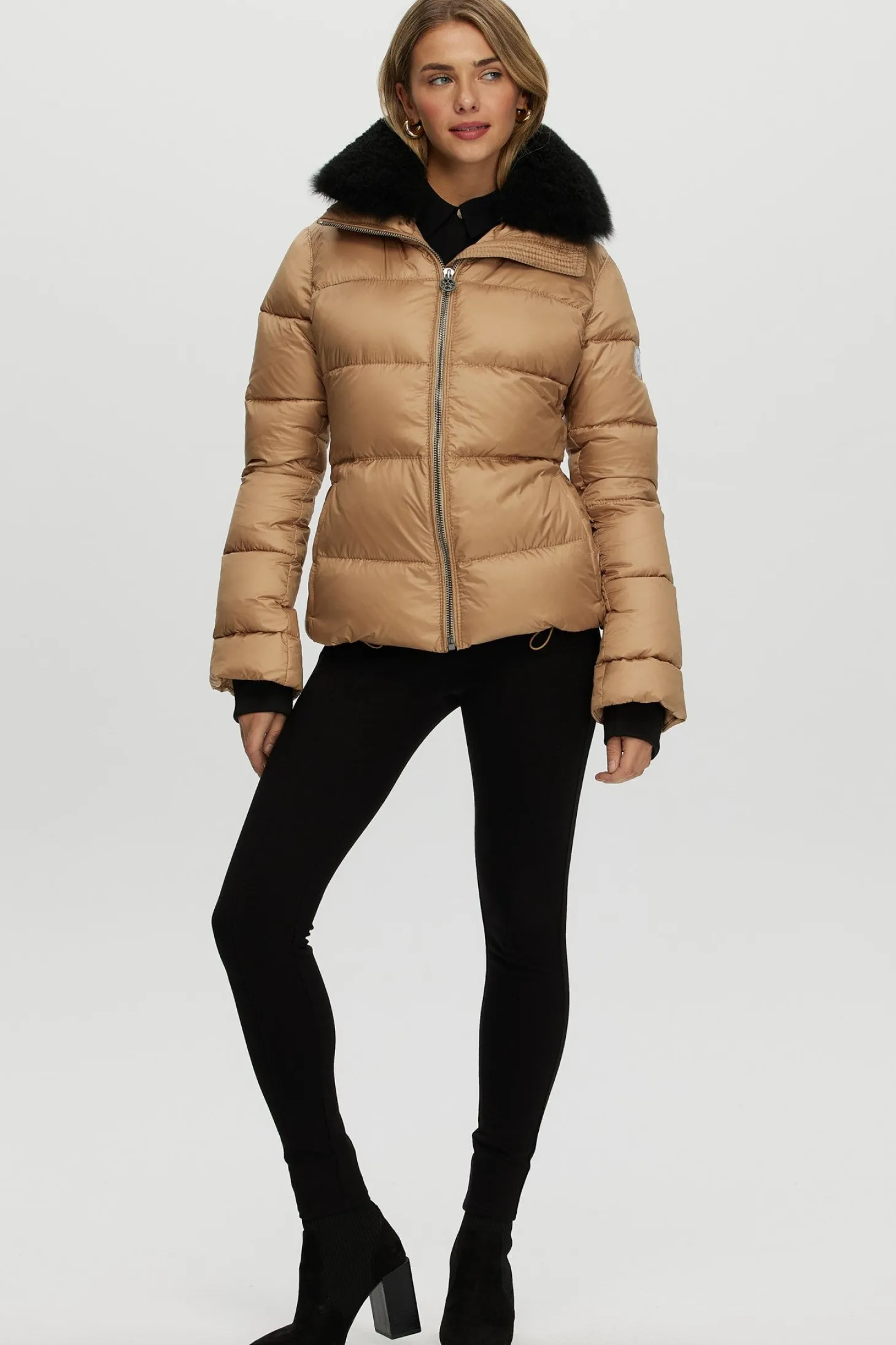 Après-Ski Jacket With Detachable Toscana Shearling Lamb Collar