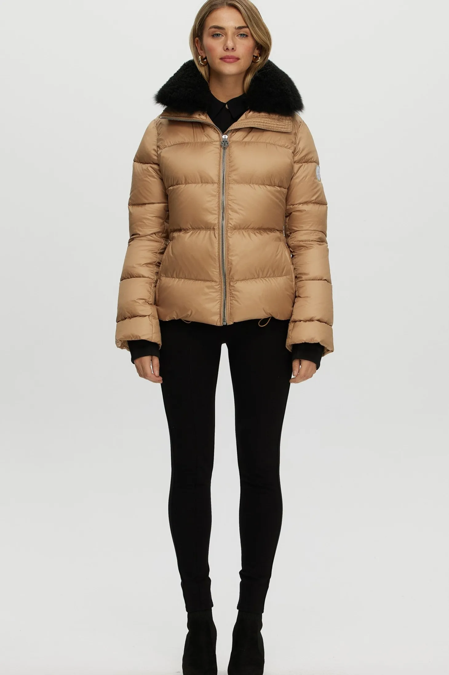 Après-Ski Jacket With Detachable Toscana Shearling Lamb Collar