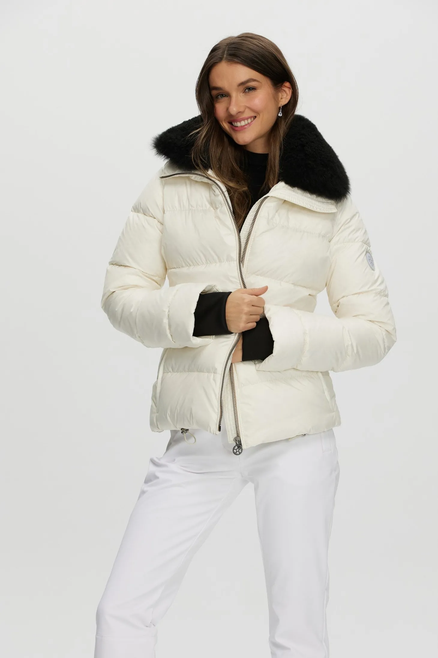 Après-Ski Jacket With Detachable Toscana Shearling Lamb Collar