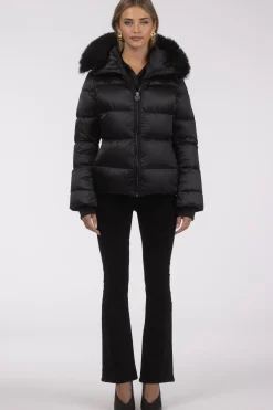 Après-Ski Jacket With Detachable Toscana Shearling Lamb Hood Trim