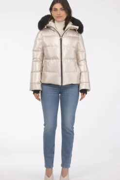 Après-Ski Jacket With Detachable Toscana Shearling Lamb Hood Trim