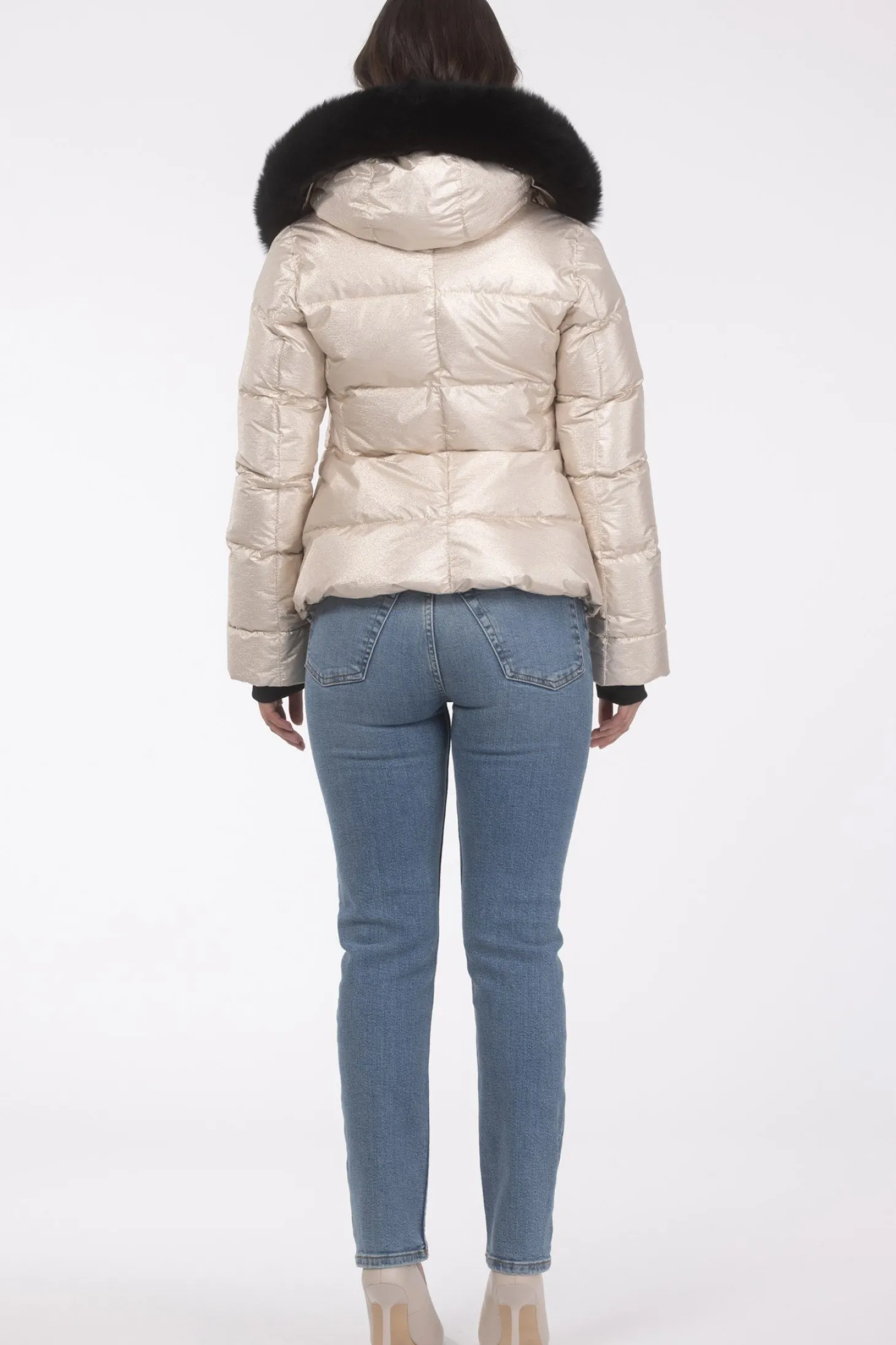 Après-Ski Jacket With Detachable Toscana Shearling Lamb Hood Trim