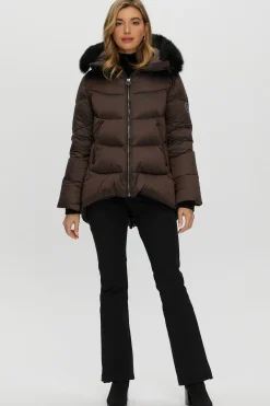 Après-Ski Jacket With Detachable Toscana Shearling Lamb Hood Trim