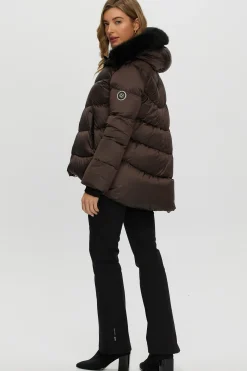 Après-Ski Jacket With Detachable Toscana Shearling Lamb Hood Trim