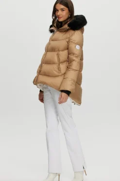Après-Ski Jacket With Detachable Toscana Shearling Lamb Hood Trim