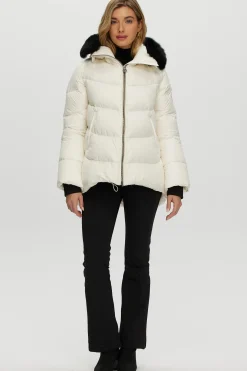 Après-Ski Jacket With Detachable Toscana Shearling Lamb Hood Trim