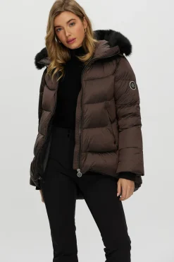 Après-Ski Jacket With Detachable Toscana Shearling Lamb Hood Trim