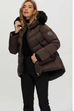 Après-Ski Jacket With Detachable Toscana Shearling Lamb Hood Trim