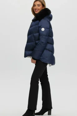 Après-Ski Jacket With Detachable Toscana Shearling Lamb Hood Trim