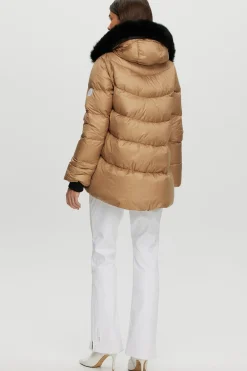 Après-Ski Jacket With Detachable Toscana Shearling Lamb Hood Trim