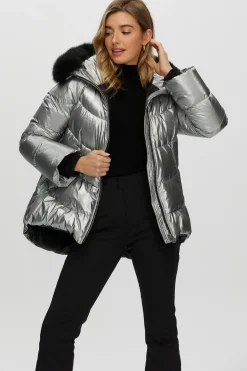 Après-Ski Jacket With Detachable Toscana Shearling Lamb Hood Trim