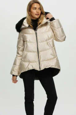 Après-Ski Jacket With Detachable Toscana Shearling Lamb Hood Trim