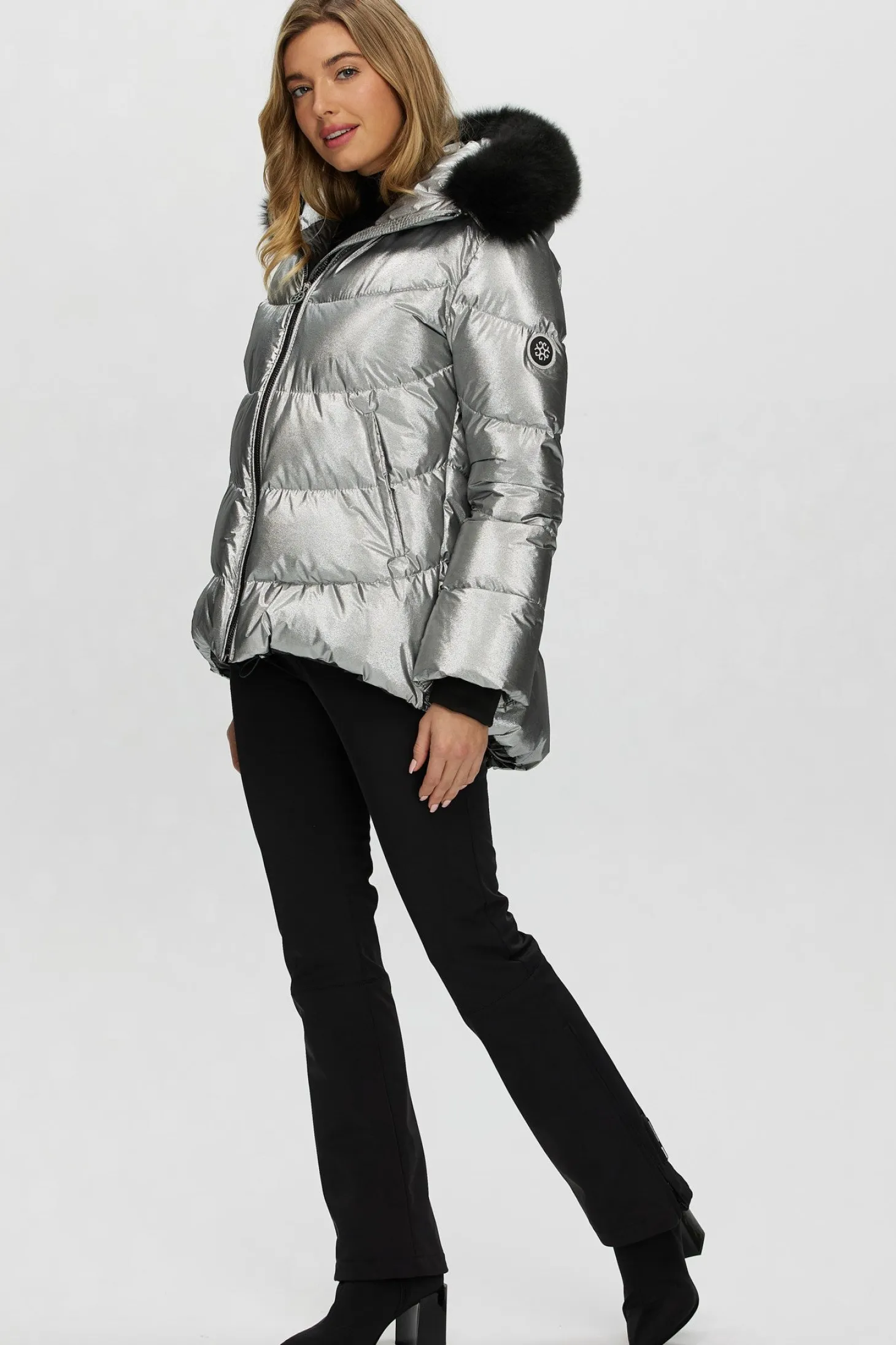 Après-Ski Jacket With Detachable Toscana Shearling Lamb Hood Trim