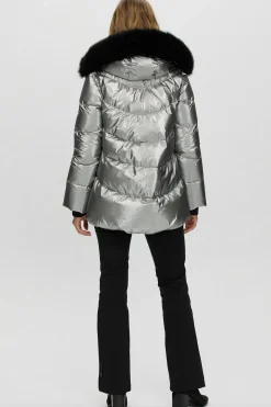 Après-Ski Jacket With Detachable Toscana Shearling Lamb Hood Trim